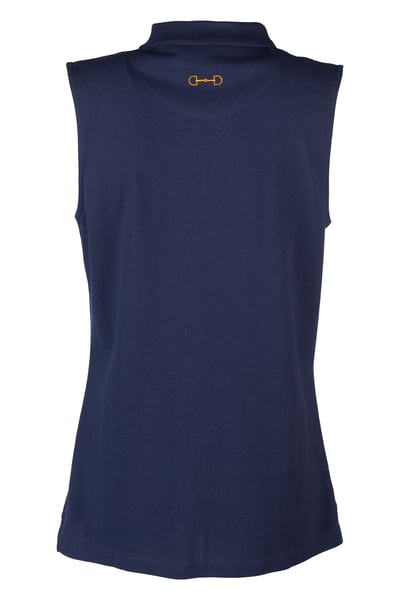 Ladies Sleeveless Polo Shirt - Kirby - Navy