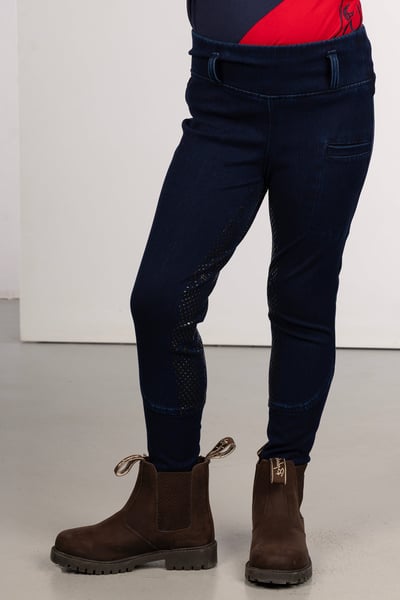 Reitleggings für Kinder – Askwith II - Denim