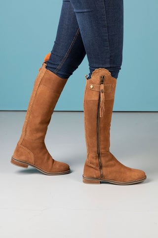 Ladies Tall Suede Boots