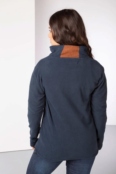 Ladies Kelk Overhead Pheasant Fleece - Navy