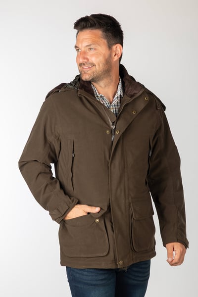 Men's Shooting Jacket - Danby II - Brown