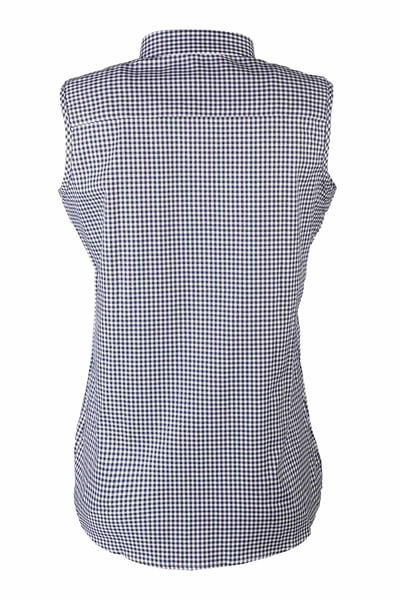 Ladies Sleeveless Country Shirt - Poppy - Poppy Navy
