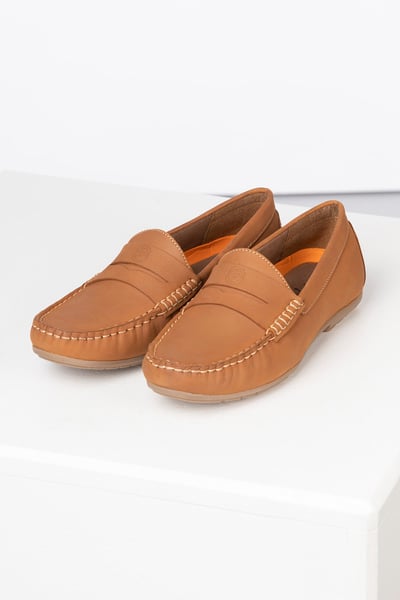 Damen Suede Driving Loafer - Wrelton - Bräunen