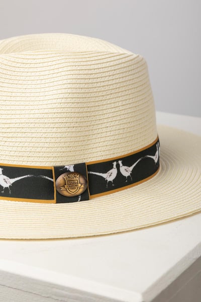 Men's Panama Hat - Malton - Olive Pheasant
