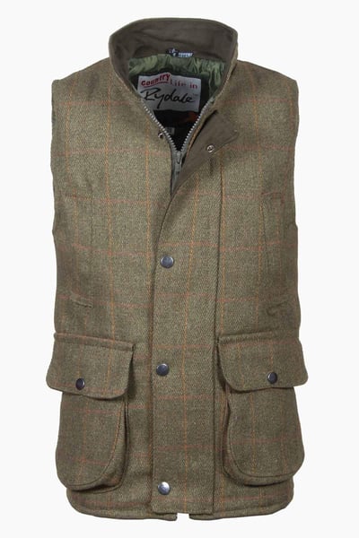 Children's Tweed Waistcoat - Derby - Dark Check