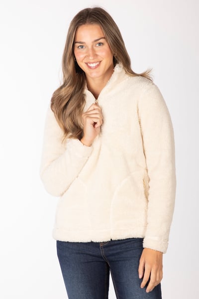 Ladies Overhead Fleece - Etton II - Cream