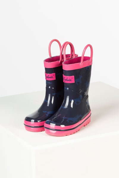 Kids Wellies - Splish Splash - Galloping Horses