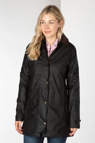 Ladies Long Wax Jacket