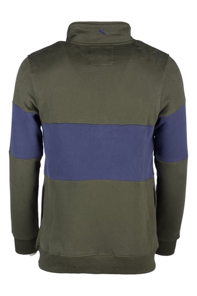 Men's Sweatshirt - Byland - Pheasant Olive/Navy/Olive