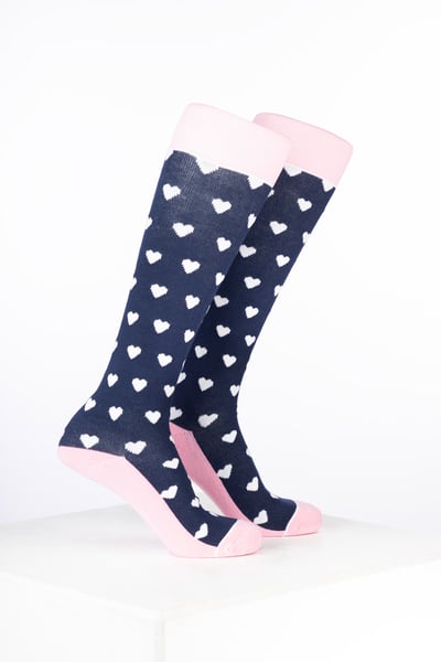 Junior Bamboo Rich Heart Reitsocken