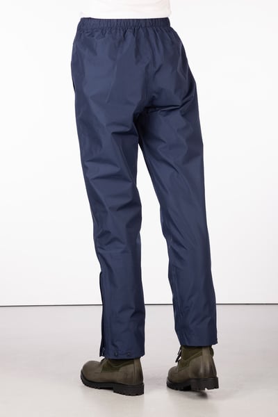 Ladies Waterproof Overtrousers - Navy/Silver