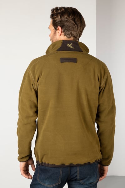 Men's Half Zip Fleece - Gransmoor - Light Khaki