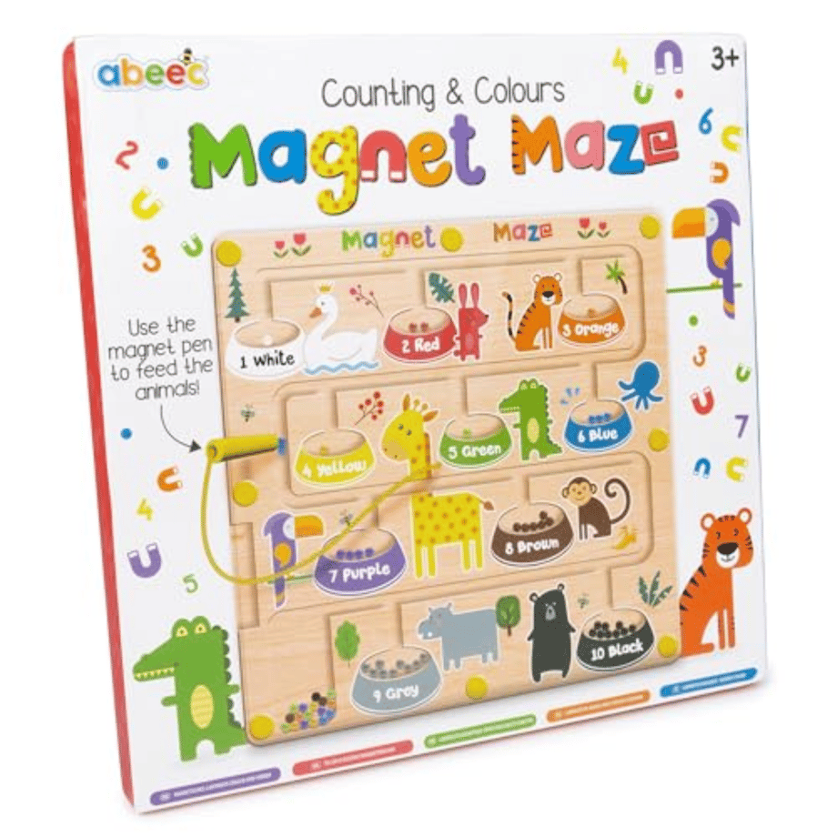 abeec Magnetic Colour And Number Maze UK