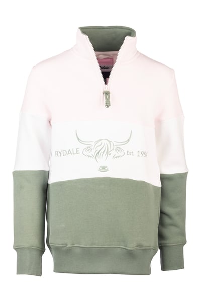 Girls Sweatshirt - Byland II - Highland Soft Pink/White/Thyme