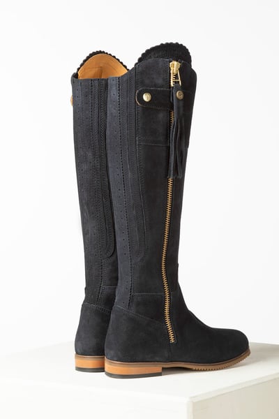Ladies Tall Country Boots - Helmsley - Navy