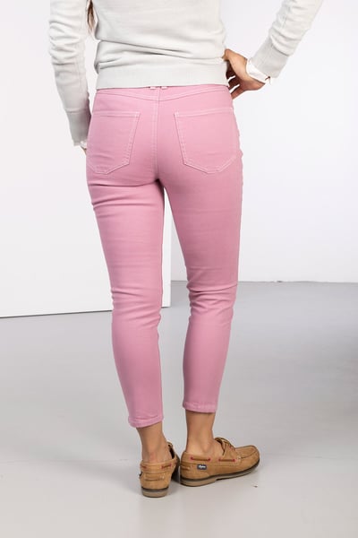 Ladies Cropped Jeans - Ella - Sorbet