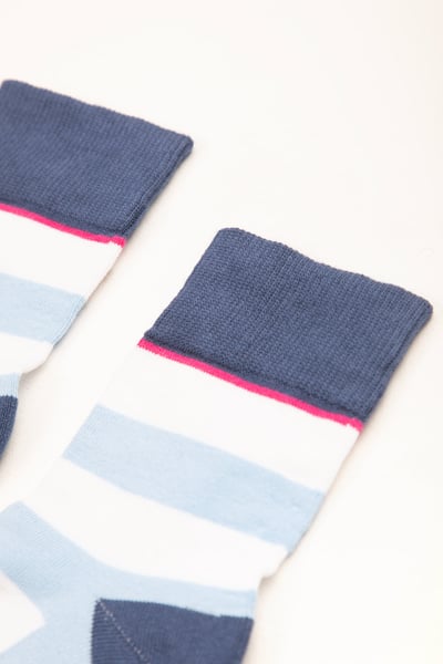 Calcetines tobilleros júnior - Azul suave