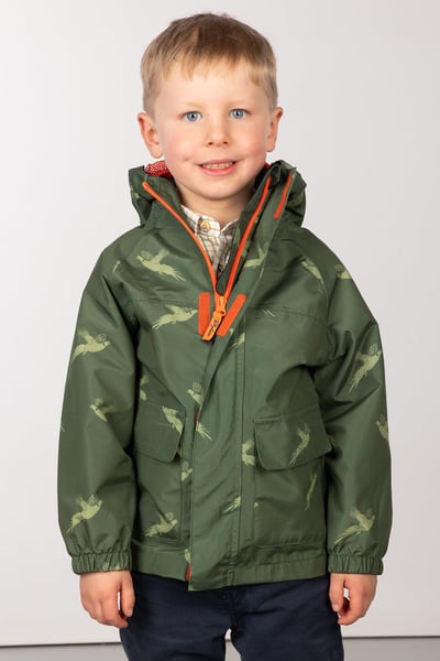 Toddler Splash Jacket - Pheasant Print