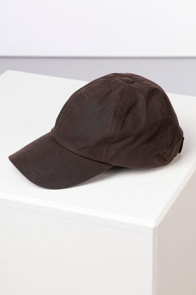 Men's Wax Baseball Cap - Danby - Brown
