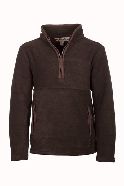 Kids Overhead Fleece - Huggate - Bark