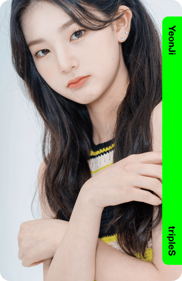 tripleS ジュビン サイン入りポラ tripleS ジュビン サイン入りポラ