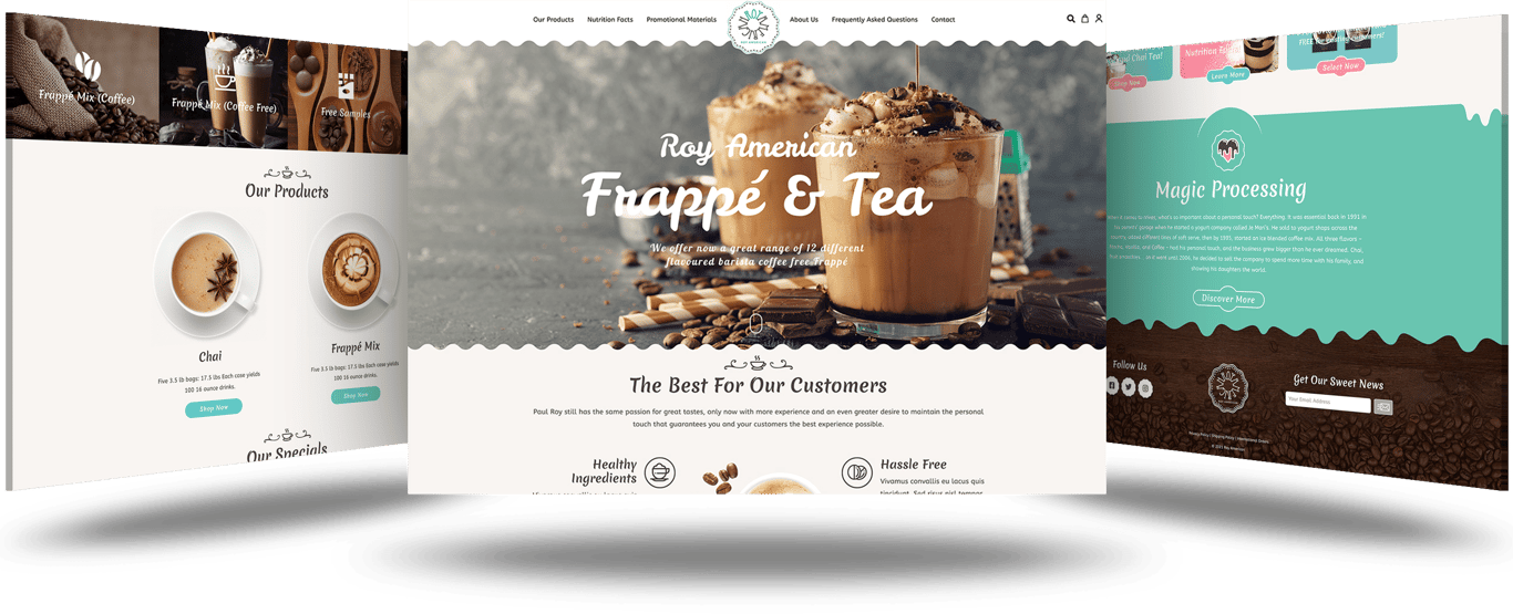 Web Design project example