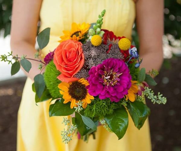 Wedding flowers by Goldner Walsh