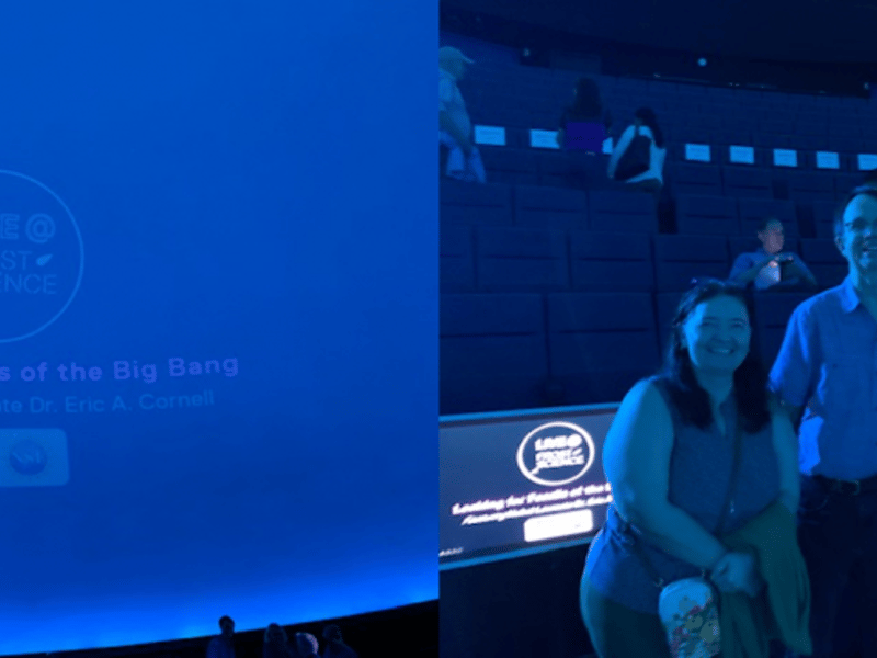 Public Lecture by Nobel Laureate: Looking for Fossils of the Big Bang