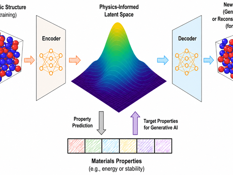 GlassVAE – a physics-aware generative AI model for glasses
