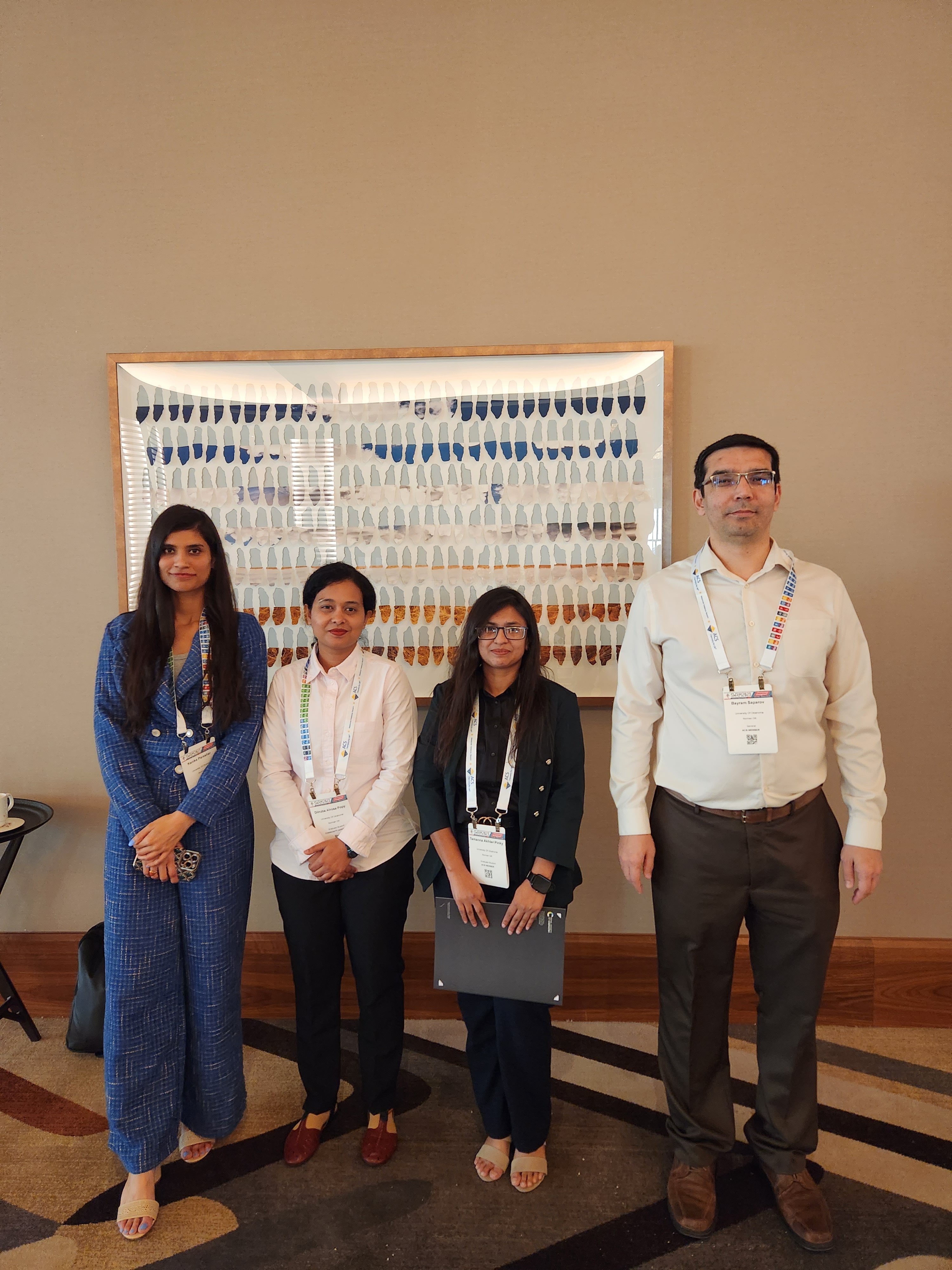 Saparov's lab participated in ACS SWRM Fall 2023 meeting