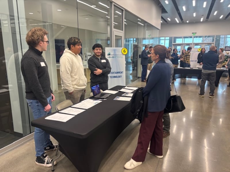 At Northeast State Community College’s reverse career fair, students took center stage as employers moved from booth to booth to learn about their skills, projects, and career goals. The event flipped the traditional hiring format to give students a chance to showcase themselves more directly and build one-on-one connections with local companies.