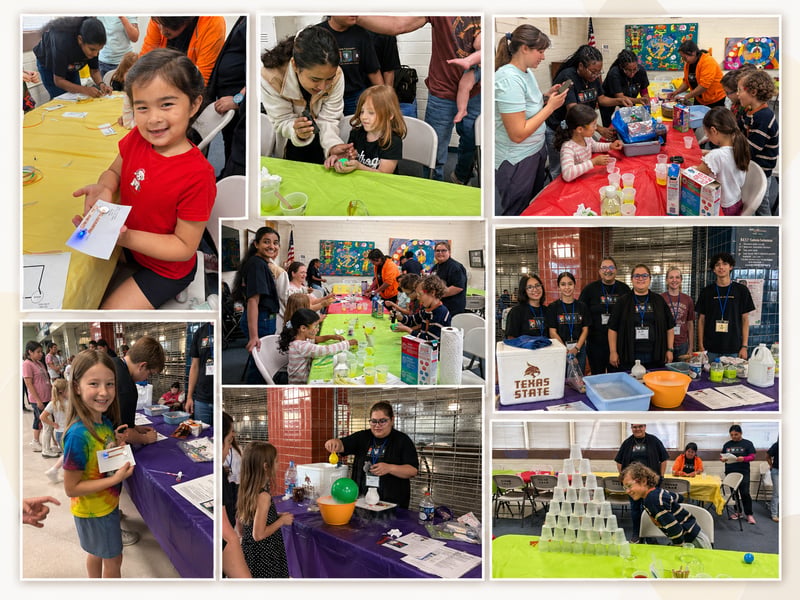 PREM CIMA volunteers brought hands-on STEM to life through interactive demonstrations for children and families across the San Marcos community, sparking curiosity and connection through science.