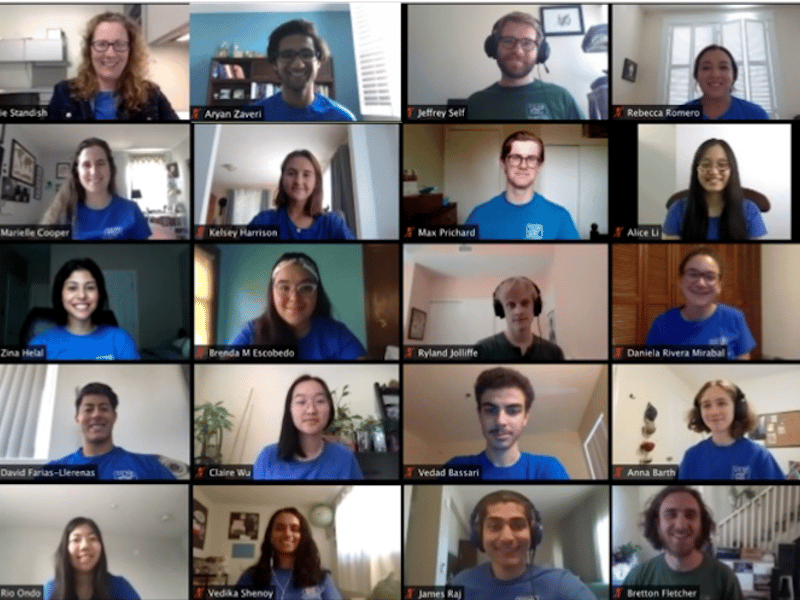 The UC Santa Barbara ran a fully remote REU program in Summer 2020, with 18 students working on primarily computational projects.