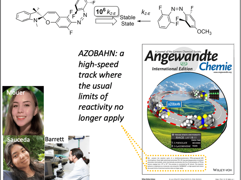 Million-fold Rate Acceleration of Azobenzene Isomerization