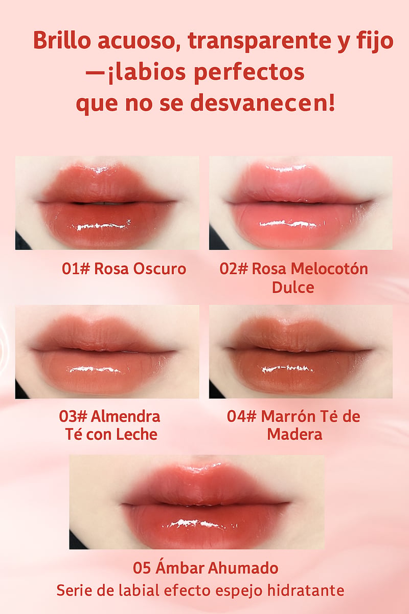 Lápiz labial hidratante con efecto espejo YPYP