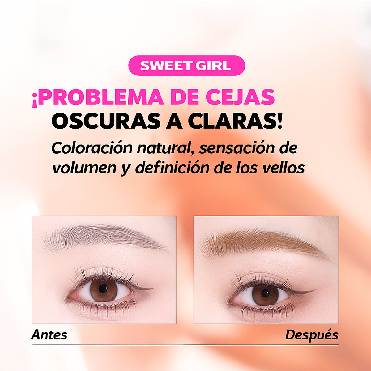 Tinte para cejas PEACH JO+