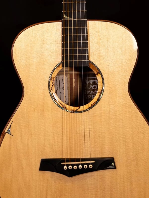 Guitar No. 032 Skagit Spring, front view