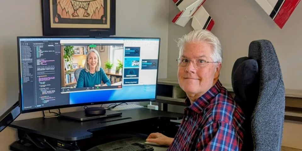 John Ulett, SageTechTN founder, at his desk, 2026