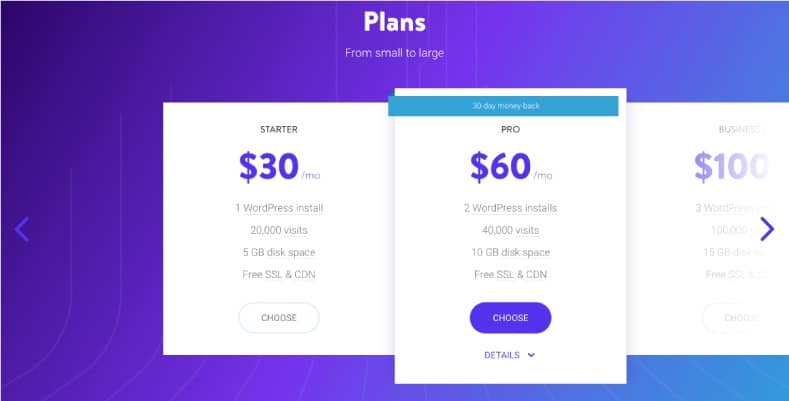 Kinsta prices using gestalt principles