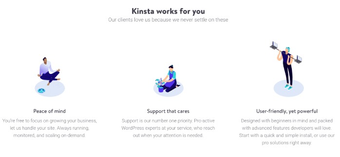 Kinsta using proximity in its informative figures.