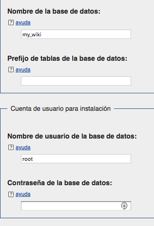 Database config in wikimedia