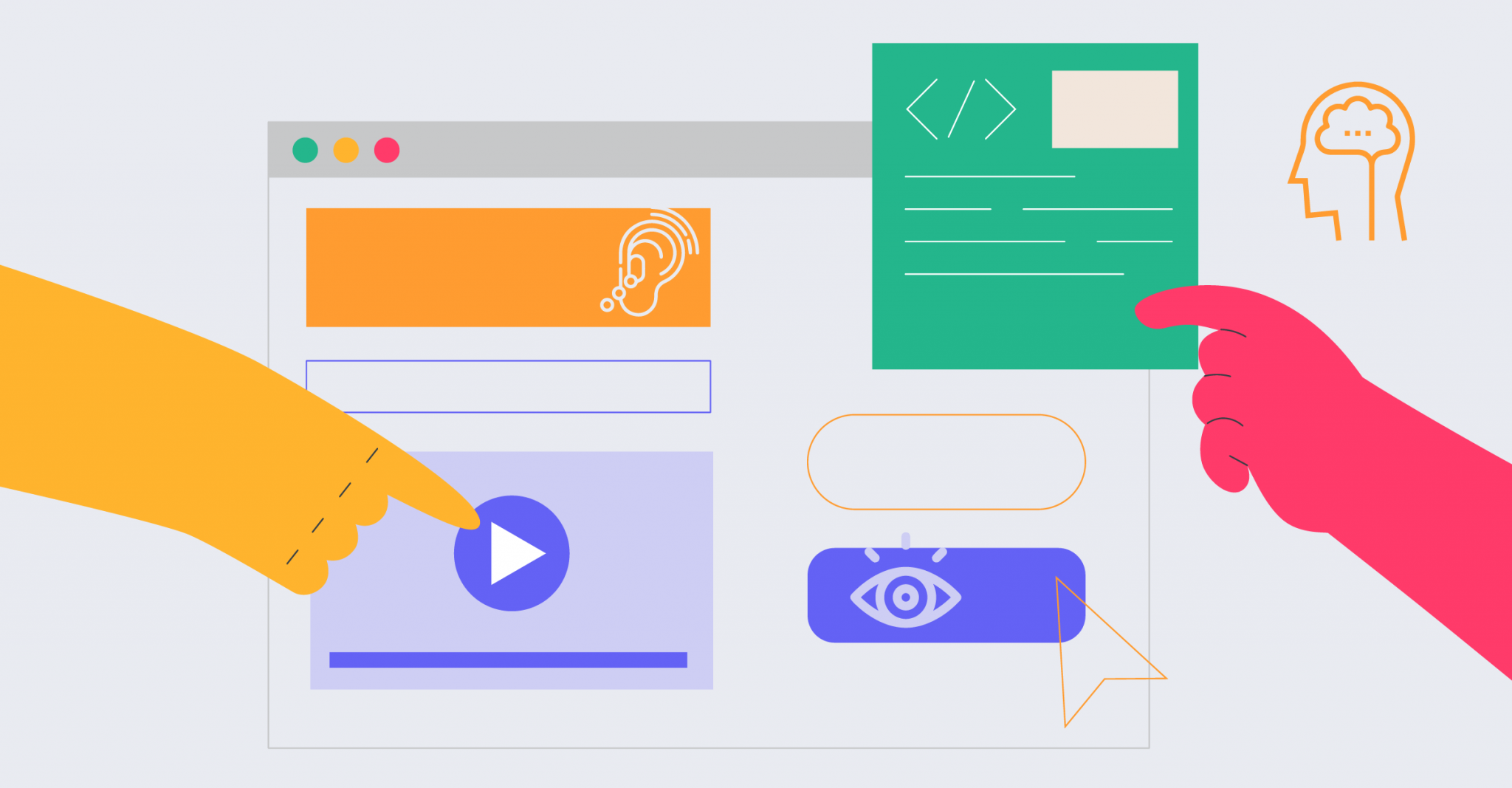 Banner web accessibility