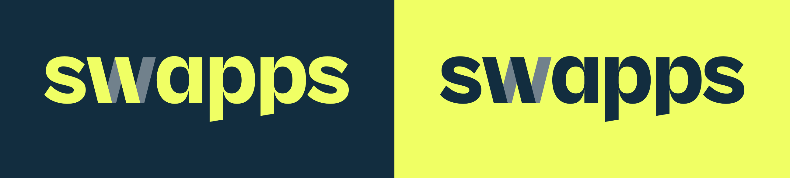 Swapps logo. 2 versions.