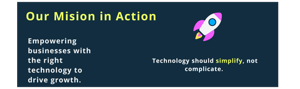 Empowering businesses with the right technology to drive growth.