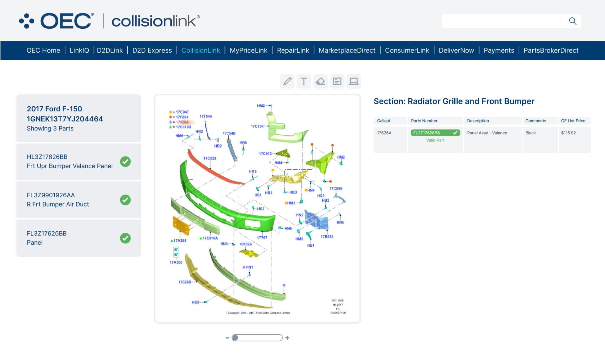 CollisionLink Shop Feature Screen