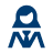 user tie hair icon
