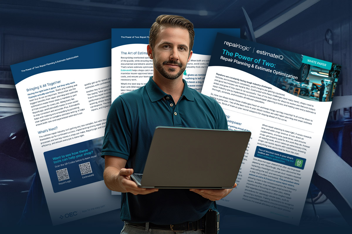 Improve Repair Planning and Estimate Accuracy