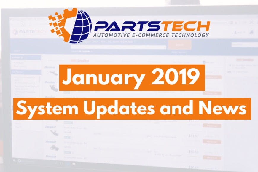 January 2019 System Updates & News.