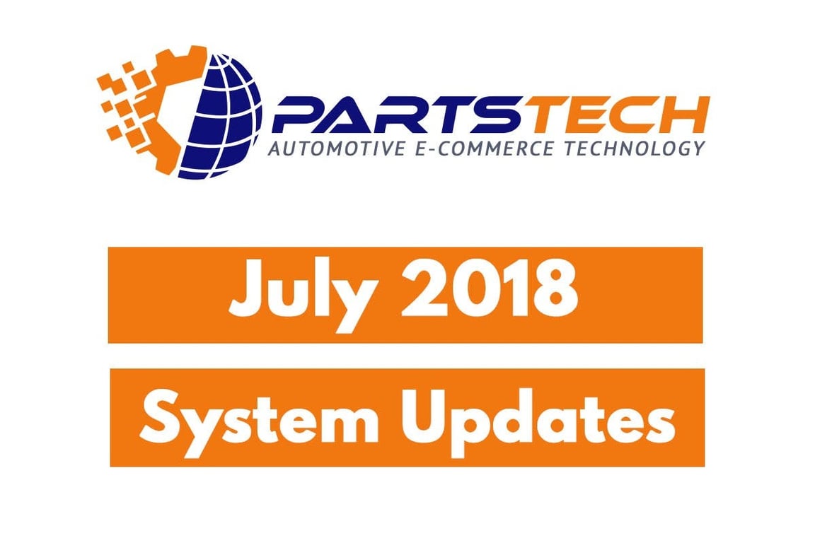 July 2018 System Updates