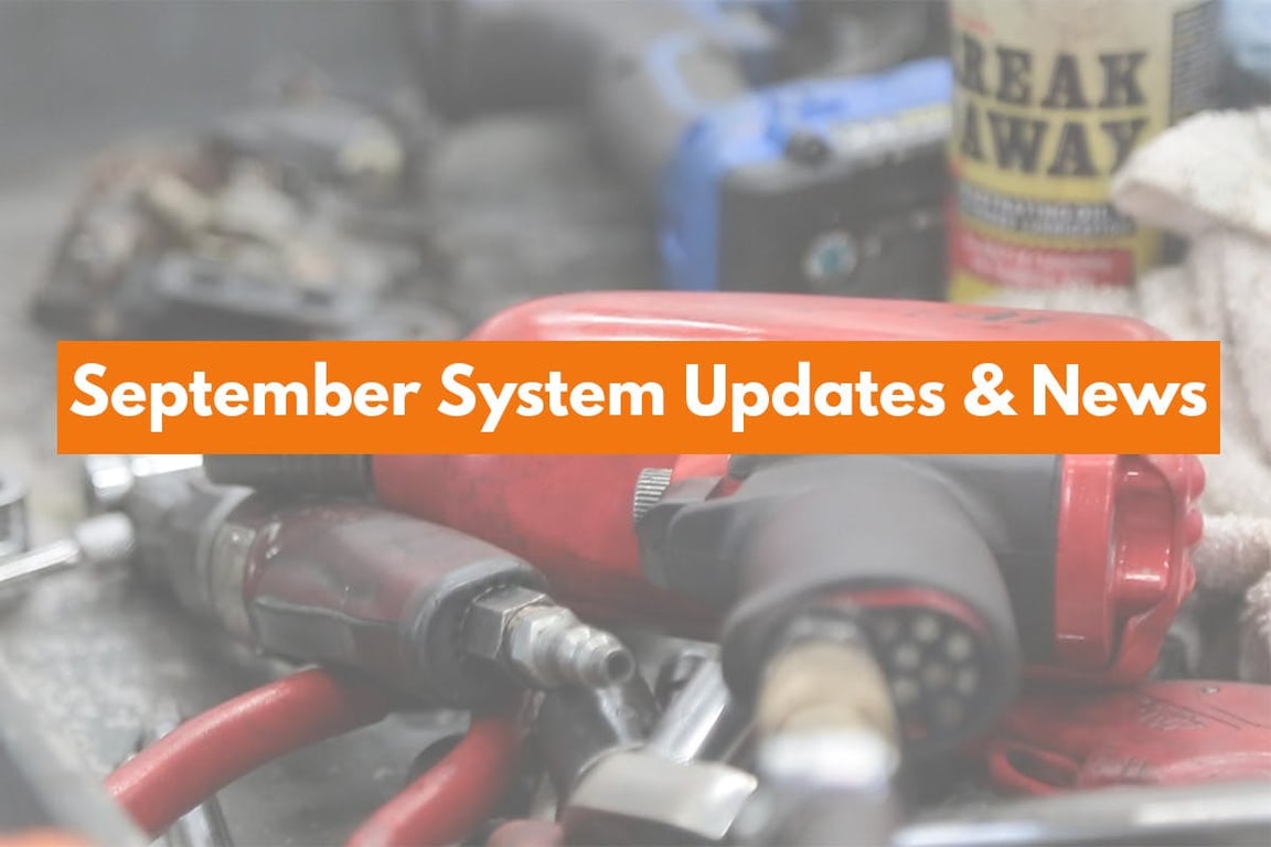 September 2021 System Updates & News
